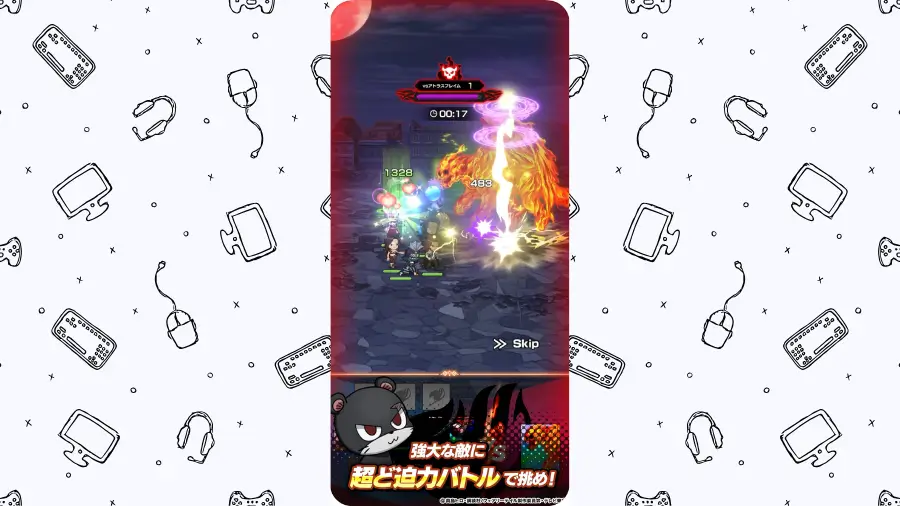 フェアリーテイルクロニクル、バトルシーン